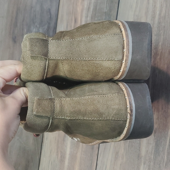 Free People Women Durango Moto Platform Combat Ankle shoes boot sz 41/11 - Picture 9 of 16